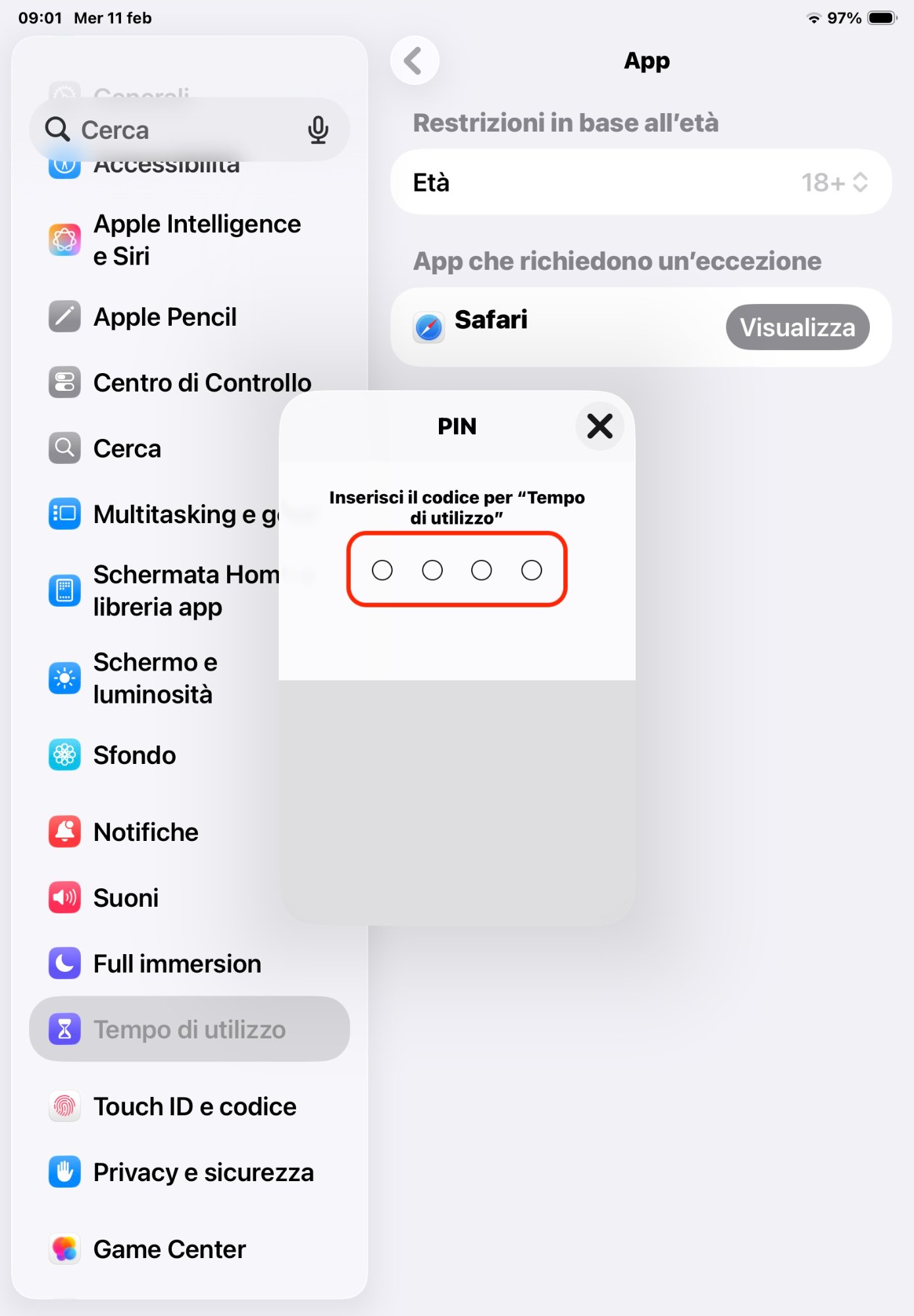 Step 7 — Conferma PIN